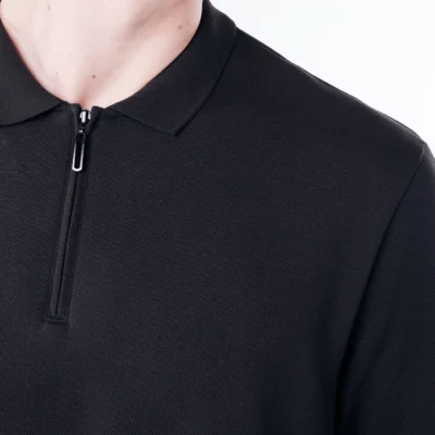 Polo Ziper Black